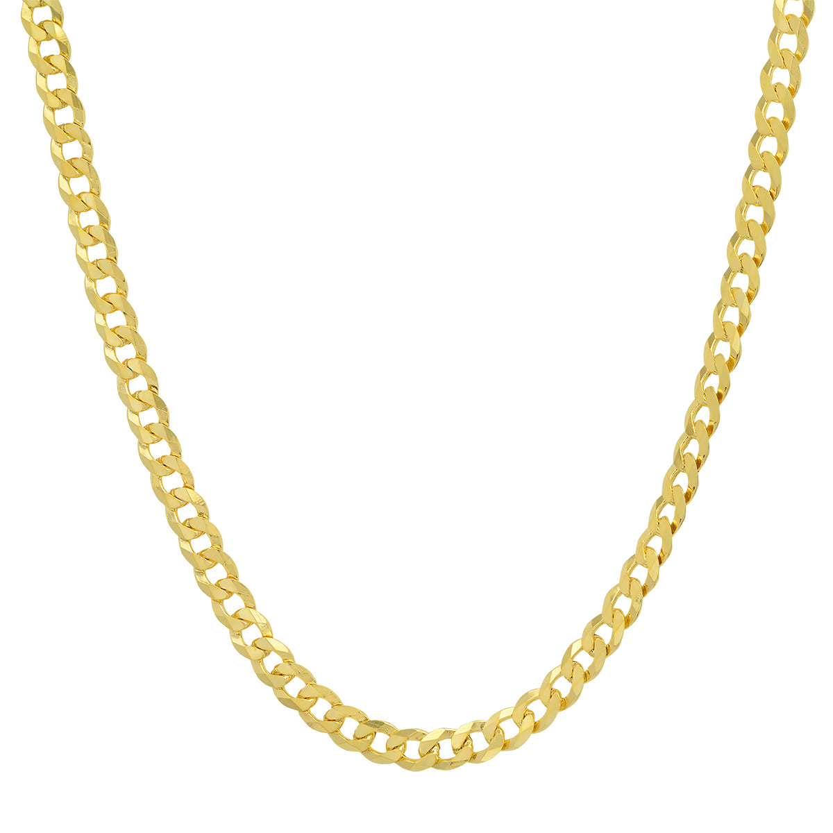 Sterling Silver Italian Unisex Miami Cuban Curb Chain - 18"-24"
