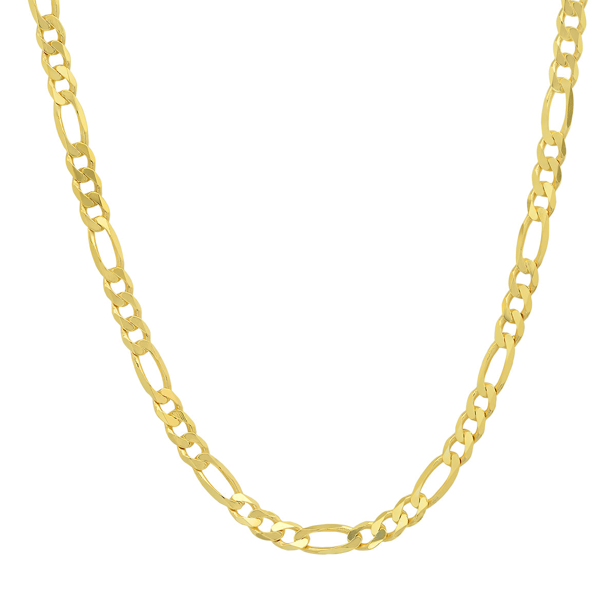 Sterling Silver Italian Unisex Figaro Chain - 20"-24"