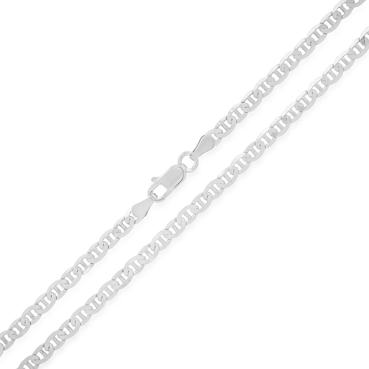 Sterling Silver Italian Unisex Petite Gucci Mariner Chain - 18"-24"