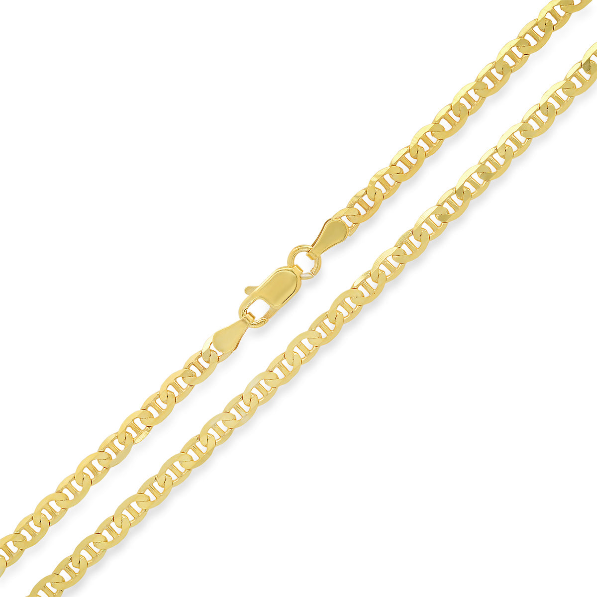 Sterling Silver Italian Unisex Petite Gucci Mariner Chain - 18"-24"