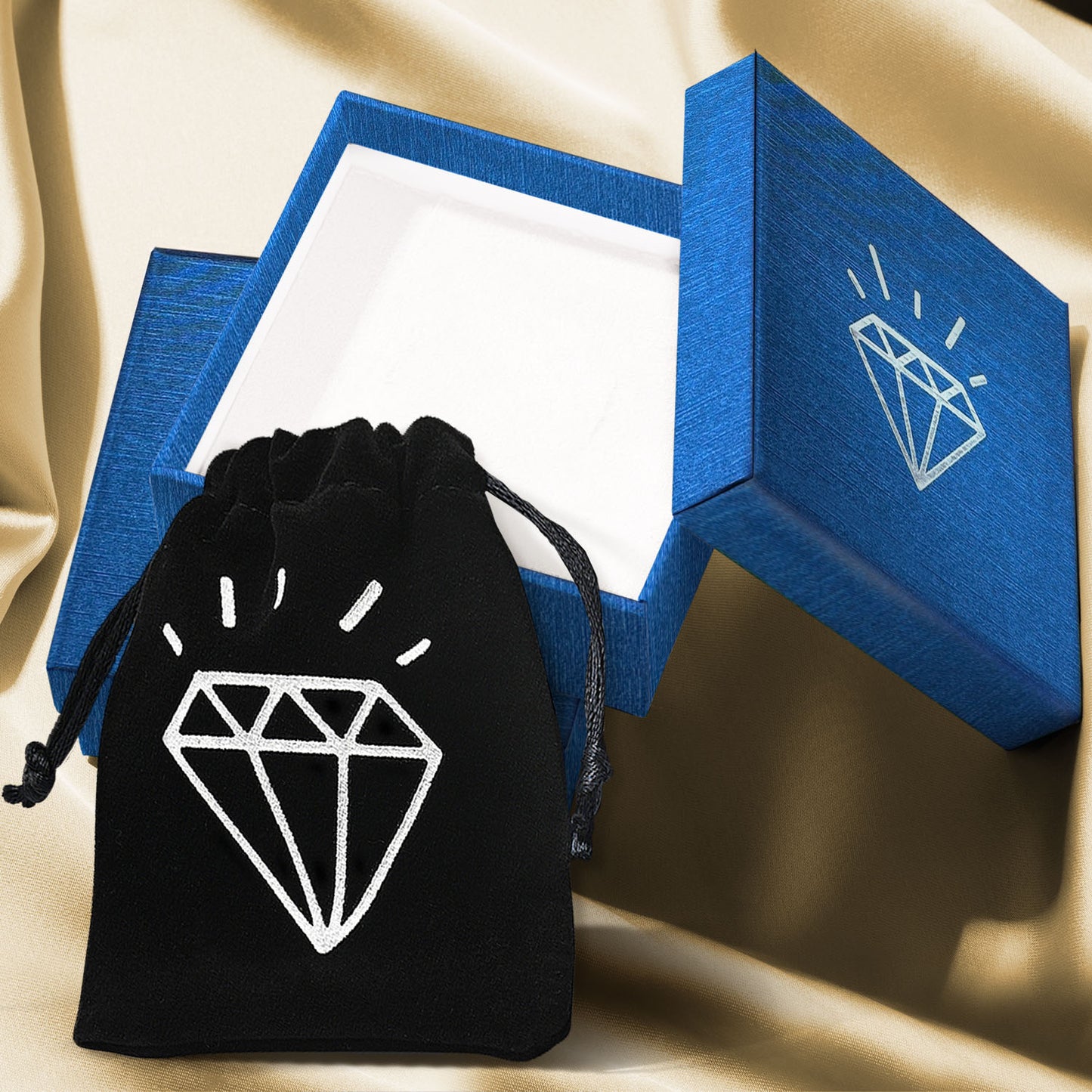 Sterling Silver Trinity Love Knot CZ Stud Earrings