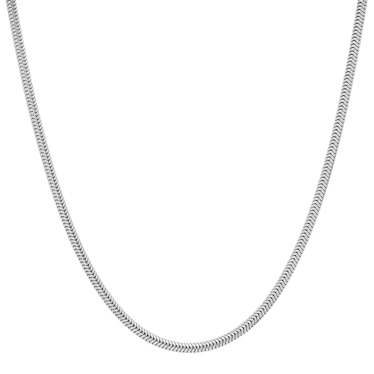 Sterling Silver Italian Unisex Snake Chain - 18"-24"