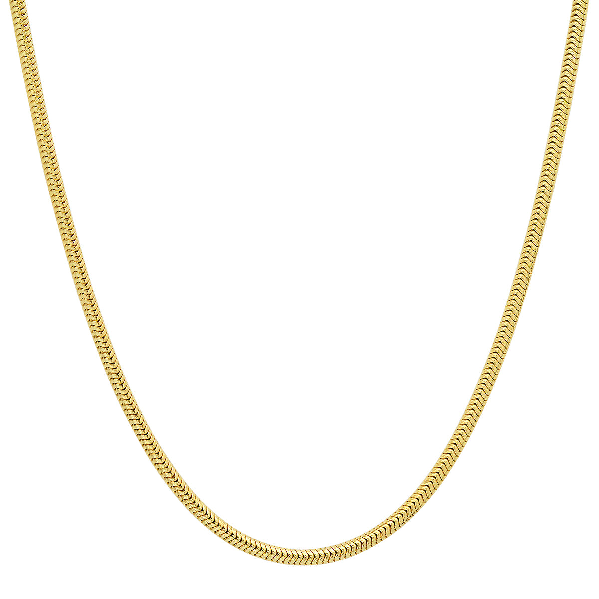 Sterling Silver Italian Unisex Snake Chain - 18"-24"