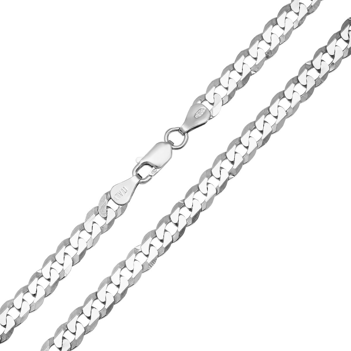 Italian Sterling Silver Thick/Heavy Miami Cuban Curb Chain - 22"-30"