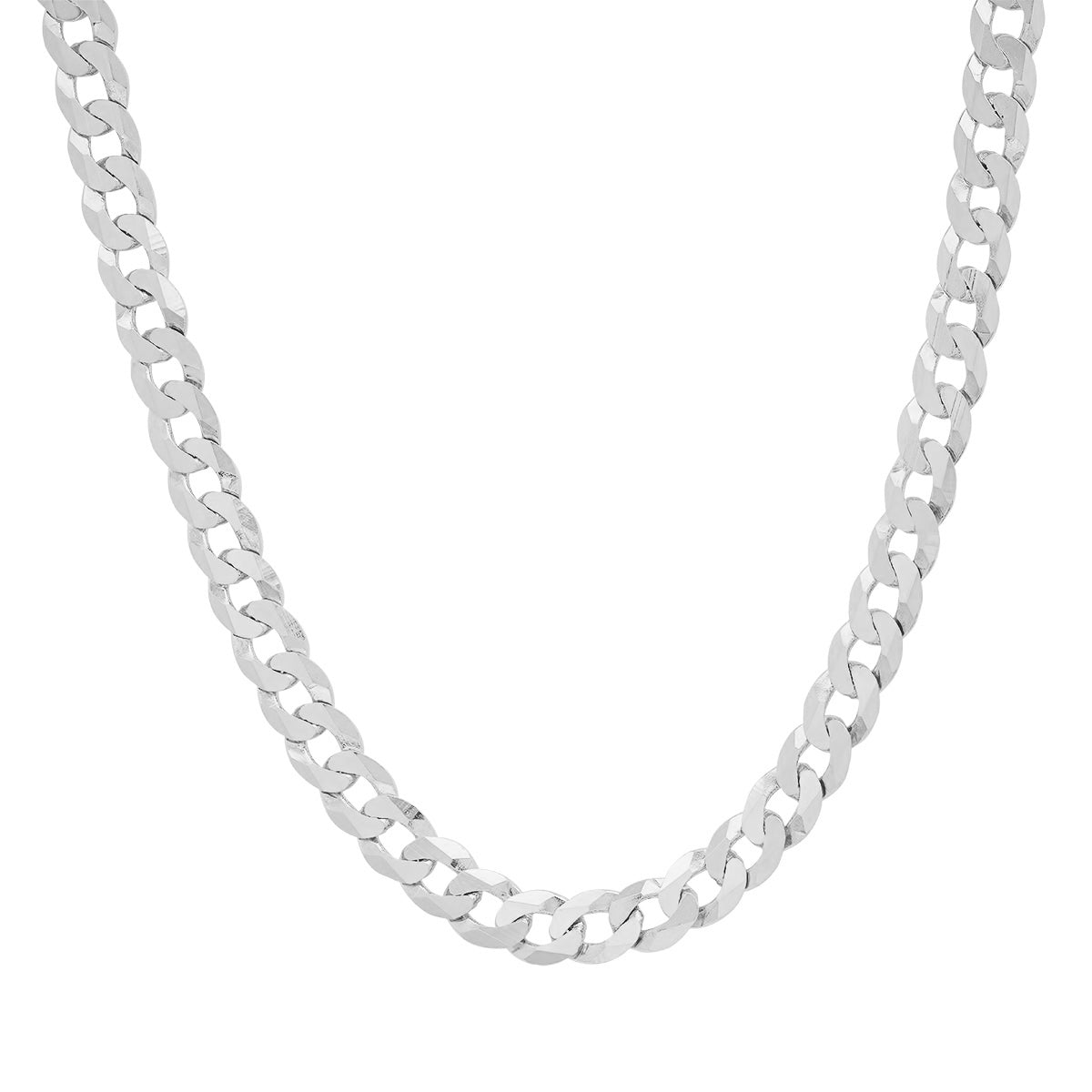 Italian Sterling Silver Thick/Heavy Miami Cuban Curb Chain - 22"-30"