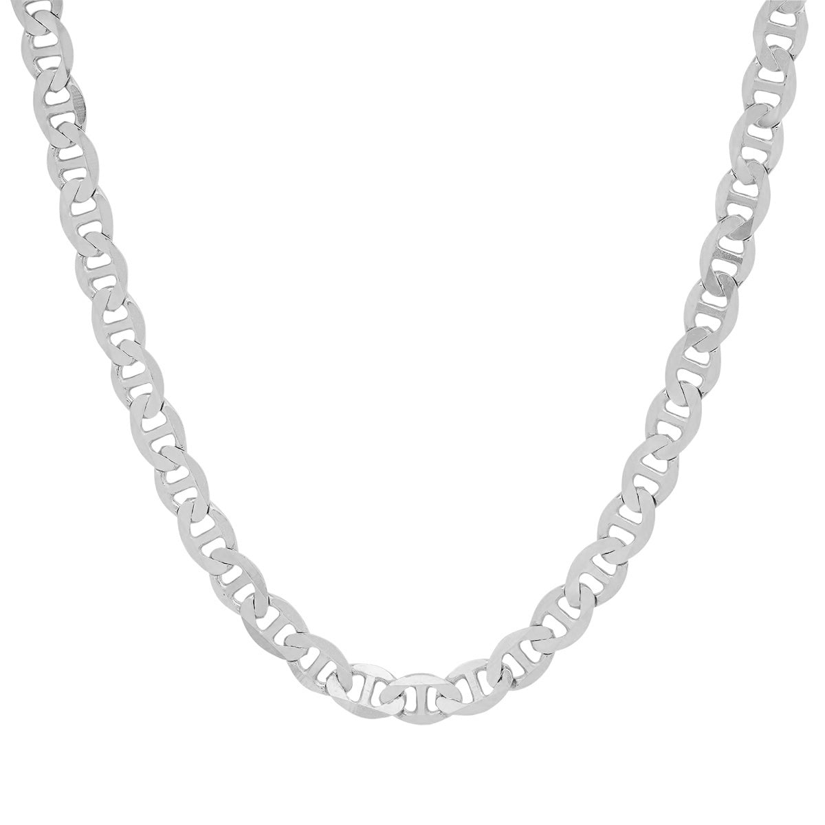 Italian Sterling Silver Thick/Heavy Gucci Mariner Chain - 22"-24"